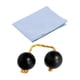 thumbnail image 5 of Bola De La Yema Del Dedo Bola De Tambor Instrumento Kashaka Sonajero Negro Tela Azul, 5 of 5