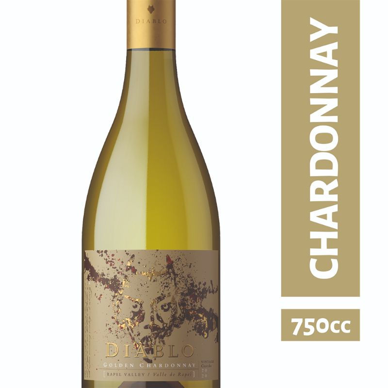 Vino Blanco Diablo Chardonnay Golden Reserva Especial Botella