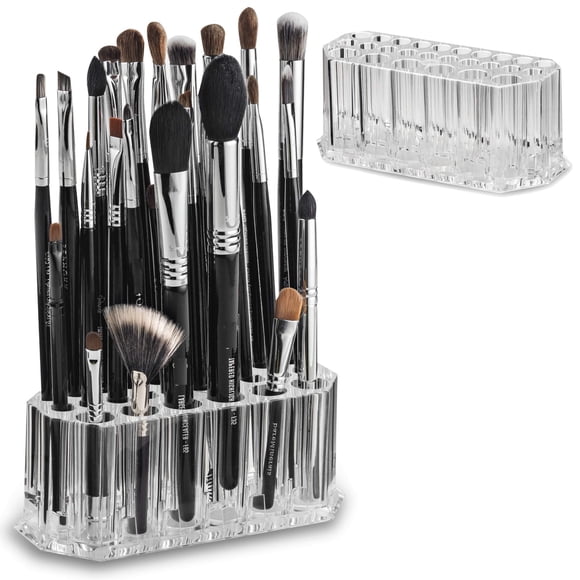 Organizador de brochas de maquillaje y belleza de Alegory para asas delgadas