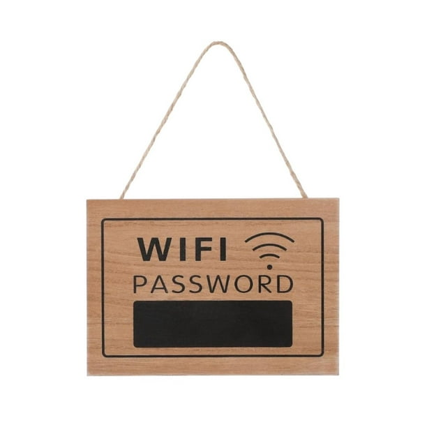 Letrero Pizarra Wifi Letrero Decorativo Clave Wifi Hogar N