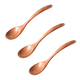 thumbnail image 1 of Cuchara de madera de mango largo, cuchara de arroz de madera maciza, cuchara de postre, cuchara y tenedor hechos a mano, vajilla, 1 of 5