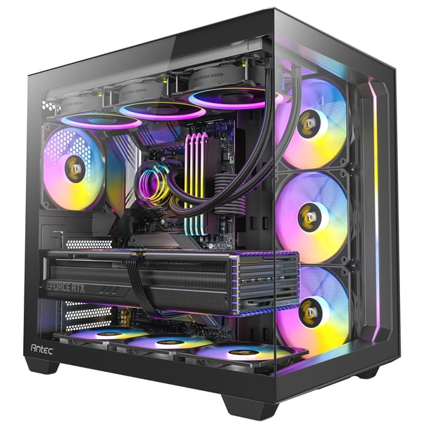 Carcasa para PC Antec C5 ARGB Mid-Tower ATX con ventiladores tipo C de 7 x 120 mm