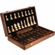 thumbnail image 2 of Juego de ajedrez LuckyWish de madera de nogal de 15 pulgadas con tabla de almacenamiento, 2 of 6