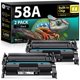 thumbnail image 1 of Cartucho de tóner de reemplazo Smart Ink compatible con 58 A (con chip) para HP 58A CF258A (paquete de 2 negros) para usar con HP LaserJet Pro M404n M404dn M404dw MFP M428fdw M428fdn M428dw, 1 of 9