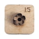 thumbnail image 4 of Troquel De Corte De Cuero De Flor, Artesanía Duradera Para Bolso De Artesanía De Cuero, Cuero PU, 15mm, 4 of 5
