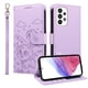 thumbnail image 2 of Funda Cartera para Samsung Galaxy A53 5G Perro Cachorro Grabado con Tarjetas Soporte Correa Morado, 2 of 6