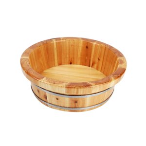 Ioensy - Lavabo Para Pies De Madera, Suministro Para El Hogar, Lavabo Para Remojo De Pies, Bañera, 16X40Cm B