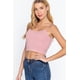 thumbnail image 4 of Top CC Clothing Algodón Spandex Cuello Redondo Copa Removible Paint Pink M, 4 of 5