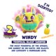 thumbnail image 5 of Juguete de peluche Fart Monsters Windy, XL, 40 cm, con cojín Whoopee, 5 of 9