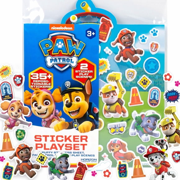 Pegatina Playset Horizon Group USA Paw Patrol con más de 35 pegatinas