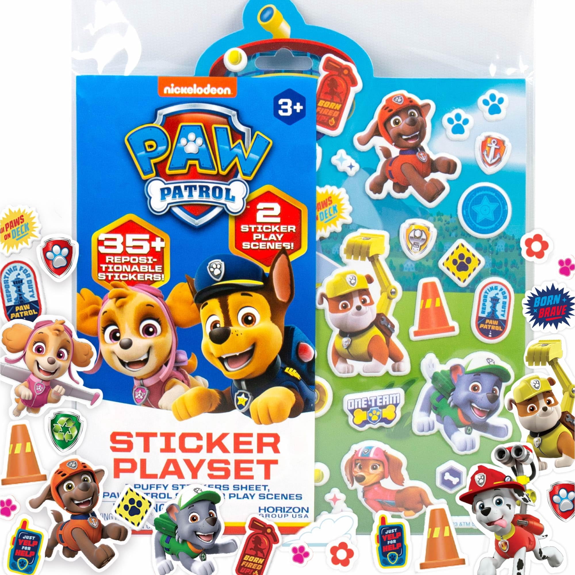 Pegatina Playset Horizon Group Usa Paw Patrol Con Más De 35 Pegatinas