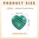 thumbnail image 2 of Uxcell 15 Pcs Piedra de Cristal Natural en Forma de Corazón, 0.6 Pulgadas Mini Piedra de Amor Pulida, Cristal de Gema de Bolsillo Grabado Piedras de Preocupación, Verde Pavo Real, 2 of 6