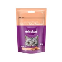 Snack Para Gatos Whiskas Salmón 80 Grs.