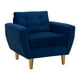 thumbnail image 2 of Sofa Bote 1c Felpa 04 Azul Marino, 2 of 6