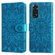 thumbnail image 4 of Funda tipo cartera FOXDOCK para Xiaomi Redmi Note 11 4G , diseño girasol en relieve, cuero PU, cierre magnético, soporte y tarjetero, 4 of 5