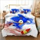 thumbnail image 2 of Cartoon Sonic Character Quilt Duvet Cover Set Doona Cover Home Textiles3-Piece Bedding Set, 2 of 5