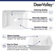thumbnail image 2 of Lavabo de baño Deervalley DV-1V0048 Liberty Ceramic White, 2 of 9