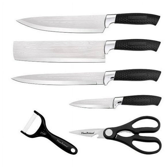 Set Cuchillos De Acero Inoxidable 6 Piezas Elegantes Cocina