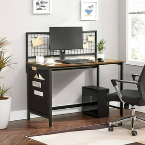 Vasagle - Escritorio Rustico Industrial Con Rejillas - Ali53