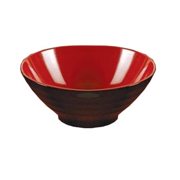 Noodle Bowl Yanco CR-586, bicolor, negro y rojo, apto para lavavajillas
