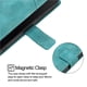 thumbnail image 4 of Funda Cartera para iPhone 16e con Soporte y Ranuras, Resistente a Golpes y Rayones Verde, 4 of 6