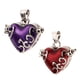 thumbnail image 4 of 2 Piezas Del Esmalte Del Corazón De La Cremación De Recuerdo De La Cremación De La Urna Colgante Colgante Collar, 4 of 4