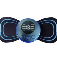 Tomasstore - Masajeador Eléctrico Mini Con Pegatinas Inteligentes Masaje 8 Modos