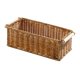 thumbnail image 2 of Cestas De Ratán De Imitación, Cesta De Almacenamiento, Contenedor Rectangular Para El Hogar, Bar, Cocina, L, 2 of 5