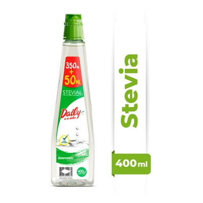 Endulzante Líquido Stevia Botella 400 Ml Daily