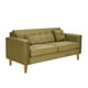thumbnail image 2 of Sofa New Retro 3c Felpa 04 Verde Musgo, 2 of 6