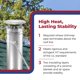 thumbnail image 5 of Tapa de chimenea DuraVent DuraPlus de triple pared, 15 cm, acero inoxidable, 5 of 9
