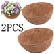 thumbnail image 1 of Xiao Hua Canasta Colgante de 2 Piezas con Reemplazo de Forro de Fibra de Coco, Forro de Canasta de Maceta Redonda natural de Fibra de Coco, Adecuado para Colgar Canastas de Flores/siembra de, 1 of 4