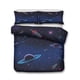 thumbnail image 1 of Art Cartoon Stars Rocket Planets Quilt Duvet Cover Set Home Textiles Children3-Piece Bedding Set, 1 of 5