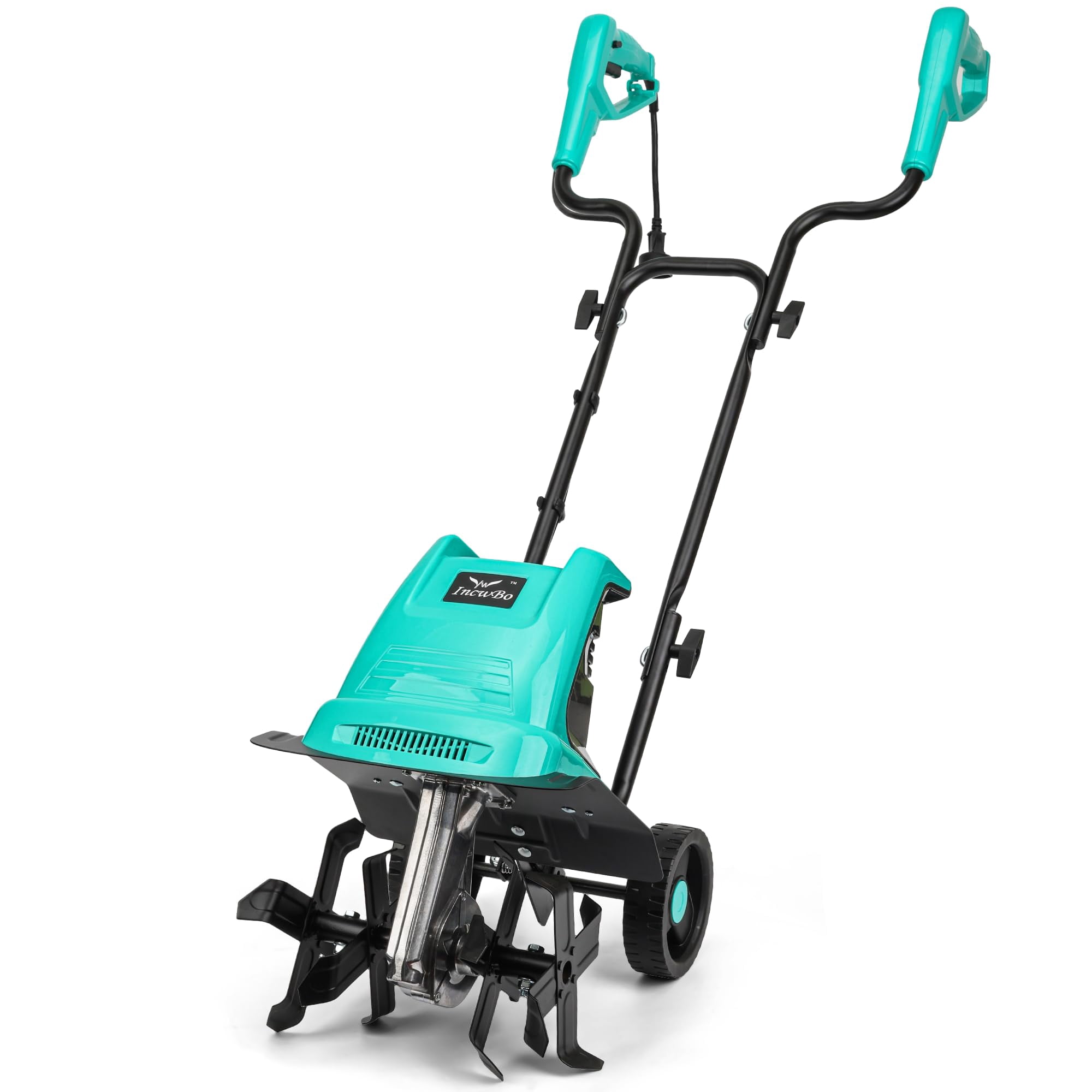 Rototiller Eléctrico Para Jardín, Incwbo, 10,5 Amperios, 30 Cm De Ancho