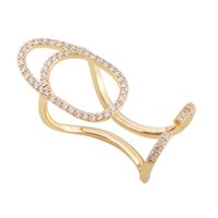 Magideal - Anillo De Uñas De Mujeres Arte De Uñas Joyas Reutilizables Sin Pegamento Anillo De Tapa De Tapa De Uña Anillo De La Punta De La Punta De La Punta Estilo A