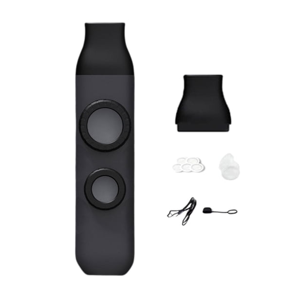Color Kazoo Kazoo Niños Instrumentos musicales Acompañamiento Fácil de tocar Kazoo Flauta Tono ajustable Kazoo Principiantes Adultos Amantes de la mús negro