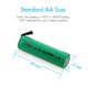 thumbnail image 2 of Batería Tenergy AA 1.2 V 2000 mAh (paquete de 4) con lengüetas, 2 of 9