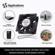 thumbnail image 5 of Ventilador de refrigeración Wathai AC 12038 120 mm x 38 mm 110 V 120 V Dual Ball, 5 of 7