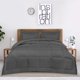 thumbnail image 5 of Juego de edredón Utopia Bedding, tamaño queen, plumón alternativo, gris, 5 of 7