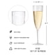 thumbnail image 5 of Copas de champán desechables de plástico HyHousing, 180 ml, paquete de 16, 5 of 6