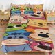 thumbnail image 1 of Winnie The Pooh Bed Duvet Cover Microfiber Bedding Sets 3D Printed Lightweight 3 Piece Comforter Sets for Kids Boys Girls, 1 of 5