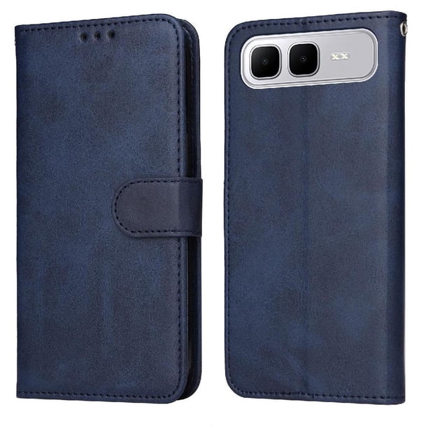 Funda Billetera para Infinix Smart 10 Plus con Porta Tarjetas y Soporte Ajustable Azul