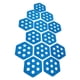thumbnail image 2 of 12 Almohadillas De Tracción Hexagonales Para Tabla De Surf, Ideales Para El Agarre En Tablas De Surf Y Skimboarding, Color Azul., 2 of 5