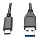 thumbnail image 1 of Cable USB-C a USB-A TRIPP LITE 91 cm 10 Gbps Negro, 1 of 1