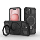 thumbnail image 1 of Funda FOXDOCK para iPhone 15 , magnética, ligera, soporte 360°, antigolpes, 1 of 4