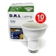 thumbnail image 2 of Pack 10 Ampolleta Led Gu10 Drl 6w 390lm Cálida O Blanca blanco, 2 of 7