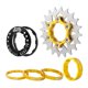 thumbnail image 4 of Juego De Cassettes De Una Velocidad Pi?ón Adaptador Para Bicicleta Piezas De Repuesto Para Buje Dorado, 4 of 5