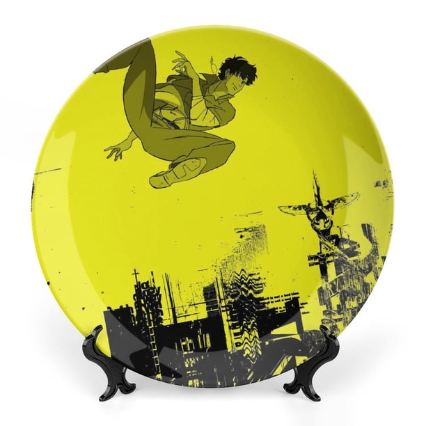Lázaro Plato decorativo de porcelana fina (bone china), plato decorativo de cerámica para hogar, oficina, soporte de pared, platos decorativos para dormitorio - 6 pulgadas (15 cm)