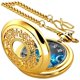 thumbnail image 1 of Reloj de Bolsillo Tiong 4,5 cm Estrella Azul con Números Romanos, 1 of 9
