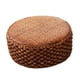 thumbnail image 4 of Cojín De Asiento De Ratán, Cojín De Tatami De Ratán Hecho A Mano Para Jardín, Patio, Casa De Té, Color Café, 4 of 5